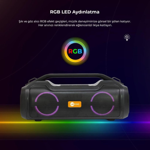 Lenovo Lecoo DS153 RGB Bluetooth Hoparlör Teşhir