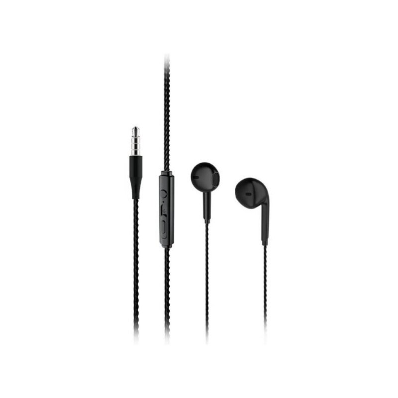 Lecoo EH104 Kablolu 3.5mm Jacklı Kulak İçi Mikrofonlu Kulaklık Siyah