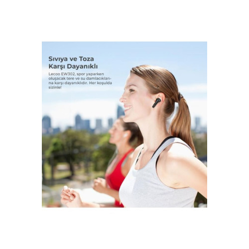 Lenovo Lecoo EW302B TWS Kulak İçi Bluetooth Kulaklık Siyah Outlet