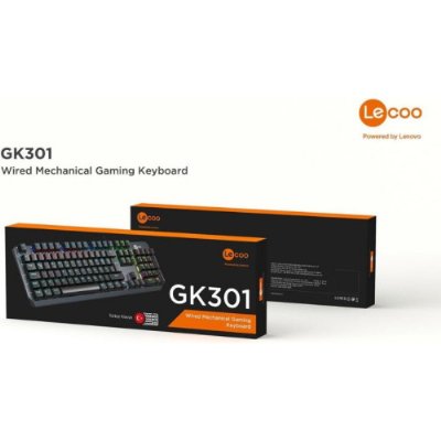 Lenovo Lecoo GK301 RGB Red Switch Kablolu Mekanik Oyuncu Klavyesi Teşhir