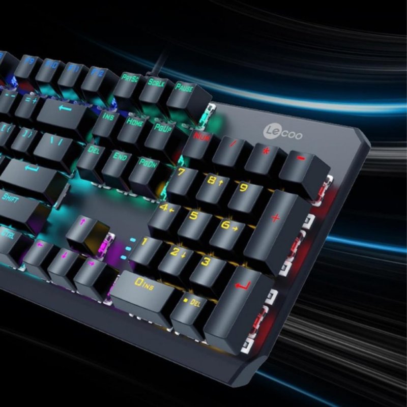 Lenovo Lecoo GK301 RGB Red Switch Kablolu Mekanik Oyuncu Klavyesi Teşhir