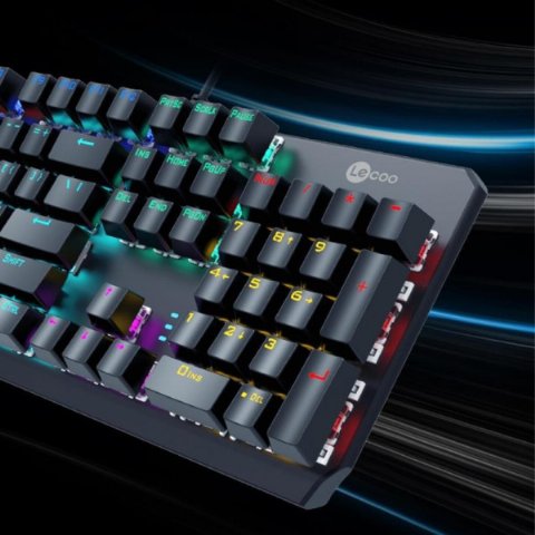 Lenovo Lecoo GK301 RGB Red Switch Kablolu Mekanik Oyuncu Klavyesi Teşhir