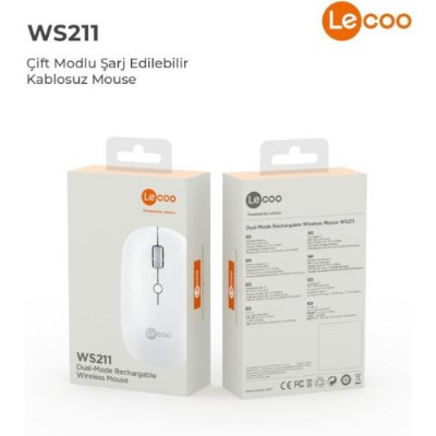 lecoo Lenovo Ws211 Çift Modlu Bluetooth & Wireless Kablosu
