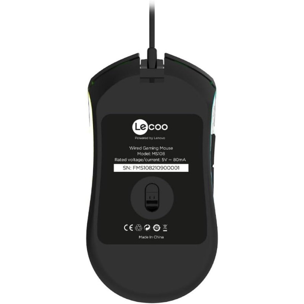 Lenovo Lecoo MS108 RGB Ergonomik Optik Kablolu Oyuncu Mouse Teşhir