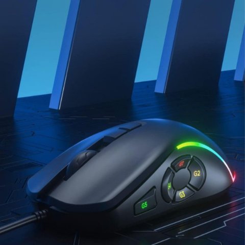 Lenovo Lecoo MS140 RGB Ergonomik Makrolu Optik Kablolu Oyuncu Mouse Teşhir