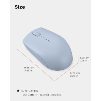 Lenovo 300 GY51L15679 Mavi Optik Kablosuz Oyuncu Mouse