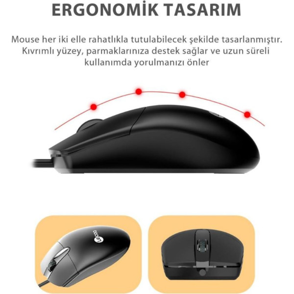 Lenovo Lecoo CM103 Kablolu Klavye Mouse Seti Outlet
