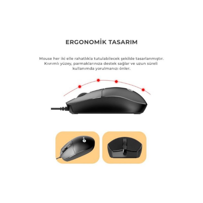 Lenovo Lecoo CM104 Kablolu Klavye Mouse Seti Outlet