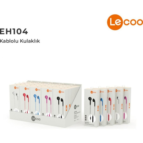 Lenovo Lecoo EH104 Beyaz Kablolu Kulak İçi Kulaklık