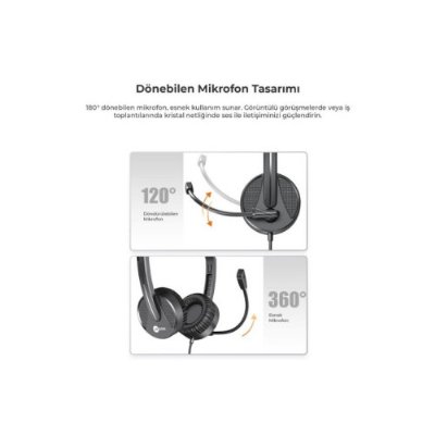 Lenovo Lecoo HT106 Siyah Kablolu Kulak Üstü Kulaklık Outlet