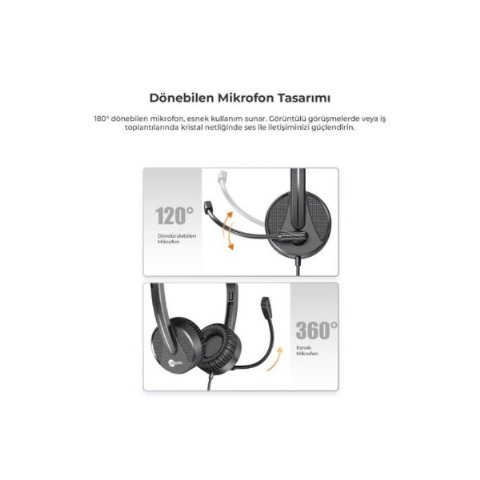 Lenovo Lecoo HT106 Siyah Kablolu Kulak Üstü Kulaklık Outlet