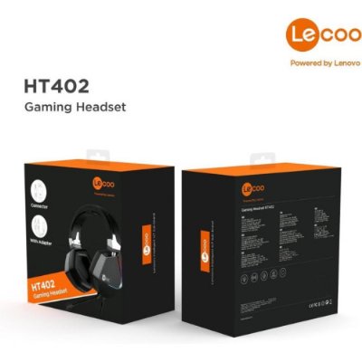 Lenovo Lecoo HT402 RGB 7.1 USB Kablolu Kulak Üstü Oyuncu Kulaklığı Teşhir