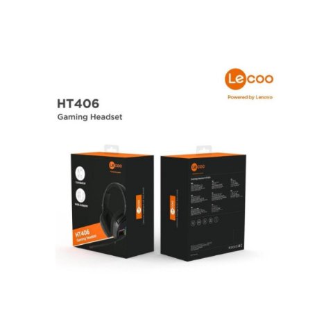 Lenovo Lecoo HT406 RGB 3.5mm/USB Kablolu Kulak Üstü Oyuncu Kulaklığı Teşhir