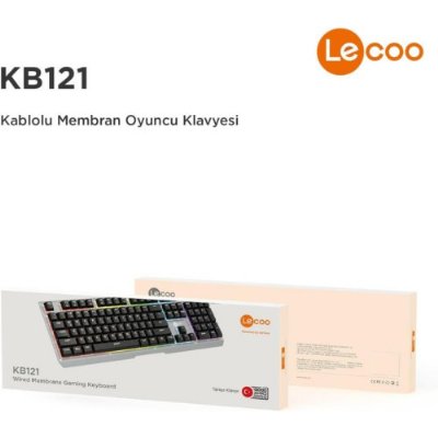 Lenovo Lecoo KB121 RGB Kablolu Oyuncu Klavyesi Outlet