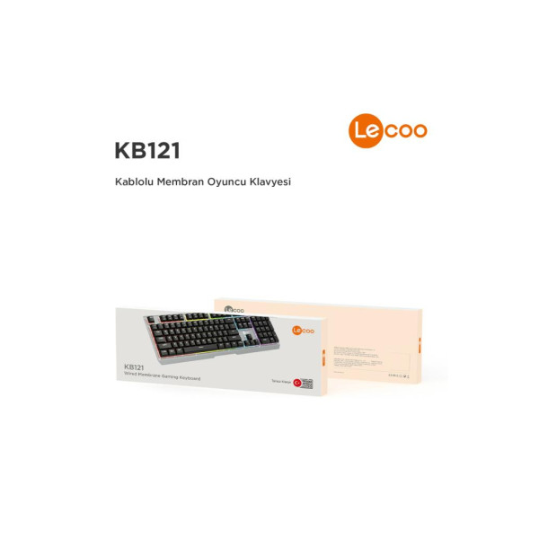 Lenovo Lecoo KB121 RGB Kablolu Oyuncu Klavyesi Teşhir