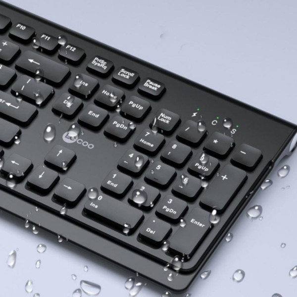 Lenovo Lecoo KW203 Siyah Kablosuz Klavye Mouse Seti Teşhir