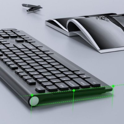 Lenovo Lecoo KW203 Siyah Kablosuz Klavye Mouse Seti Outlet