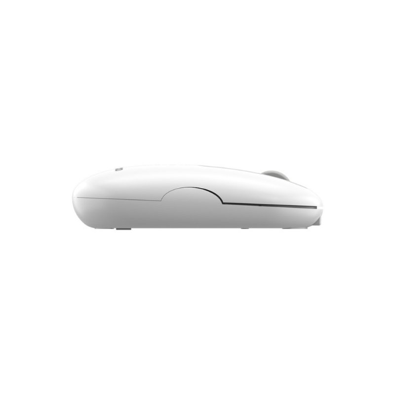 Lenovo Lecoo WS207 Beyaz Şarjlı Ergonomik Optik Kablosuz Mouse - TESHİR