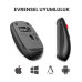 Lenovo lecoo WS211 Siyah Şarjlı Sessiz Ergonomik Optik Kablosuz Mouse Teşhir