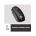 Lenovo lecoo WS211 Siyah Şarjlı Sessiz Ergonomik Optik Kablosuz Mouse Teşhir