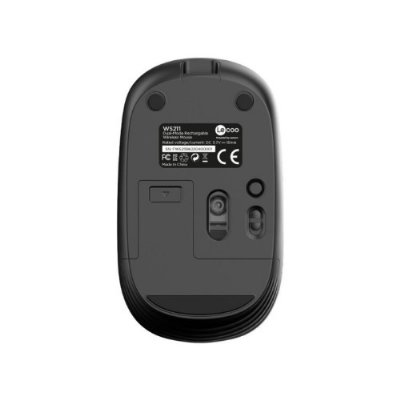 Lenovo lecoo WS211 Siyah Şarjlı Sessiz Ergonomik Optik Kablosuz Mouse Teşhir