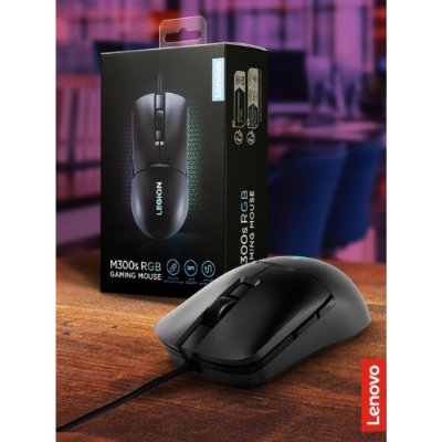Lenovo Legion M300S GY51H47350 RGB Makrolu Optik Kablolu Oyuncu Mouse - Teşhir