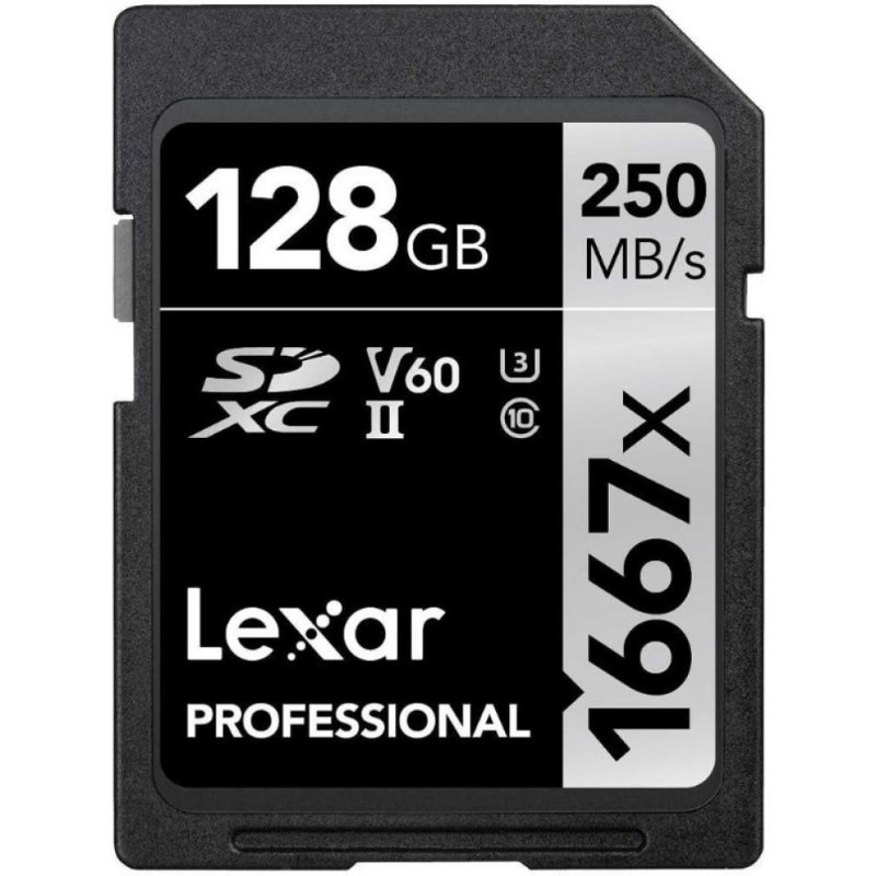 Lexar Professional 1667x Class 10 UHS-II U3 V60 128 GB Hafıza Kartı Outlet