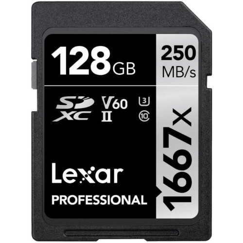 Lexar Professional 1667x Class 10 UHS-II U3 V60 128 GB Hafıza Kartı Outlet