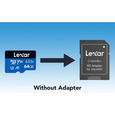 Lexar 633x Class 10 UHS-I U1 64 GB Micro SD Kart - Teşhir