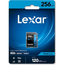 Lexar Blue Series 800x LSD0800256G-BNN Class 10 UHS-I U3 V30 256 GB Hafıza Kartı - Outlet