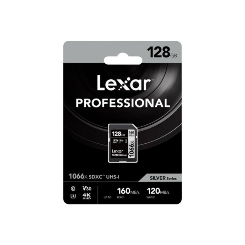 Lexar Professional Silver Series 1066x Class 10 UHS-I U3 V30 128 GB Hafıza Kartı Outlet