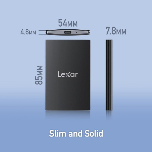 Lexar SL500 LSL500X001T-RNBNG USB 3.2 1 TB Taşınabilir SSD Outlet