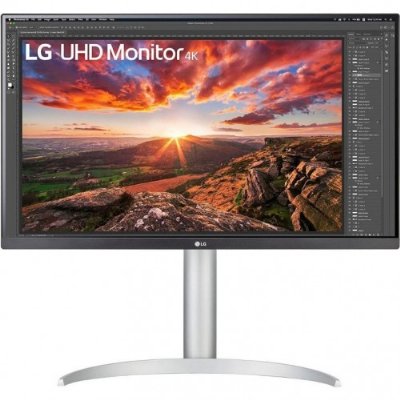 LG 27UP650-W 27" 4K Freesync Pivot IPS Monitör - OUTLET