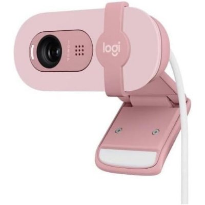 Logitech Brio 100 Pembe Full HD 1080P Mikrofonlu Webcam - outlet