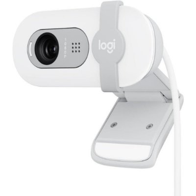 Logitech Brio 100 Beyaz Full HD 1080P Mikrofonlu Webcam