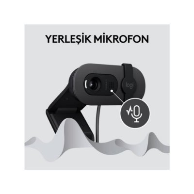 Logitech Brio 100 Siyah Full HD 1080P Mikrofonlu Webcam Teşhir
