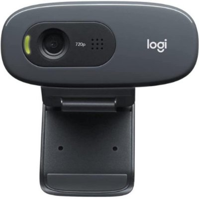 Logitech C270 USB2.0 1280 x 720 piksel web kamerası - siyah