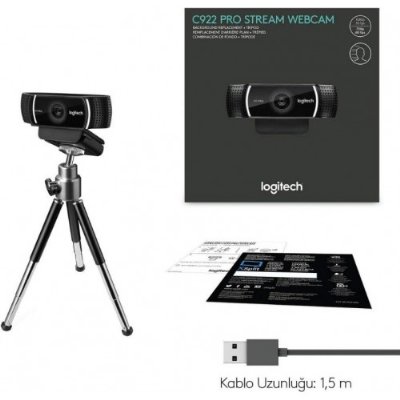 Logitech C922 Pro Stream 960-001088 Mikrofonlu Webcam