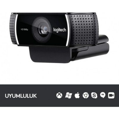 Logitech C922 Pro Stream 960-001088 Mikrofonlu Webcam