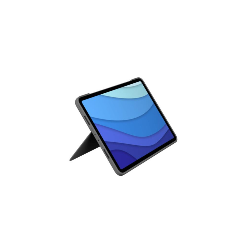 Logitech Combo Touch Klavyeli iPad Kılıfı, Ayrılabilir, Trackpad ve Smart Connector Özellikli, Arka Aydınlatma ve Destek Ayaklı Klavye, iPad Pro 11 inç 1. 2. 3. ve 4. Nesil ile Uyumlu, Gri 