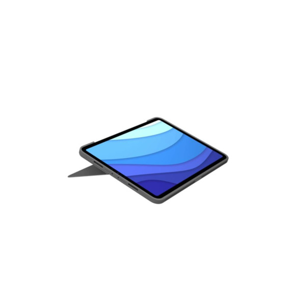 Logitech Combo Touch Klavyeli iPad Kılıfı, Ayrılabilir, Trackpad ve Smart Connector Özellikli, Arka Aydınlatma ve Destek Ayaklı Klavye, iPad Pro 11 inç 1. 2. 3. ve 4. Nesil ile Uyumlu, Gri 