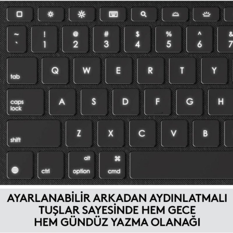 LOGITECH COMBO TOUCH DOKUNMATİK PANELLİ KLAVYELİ KILIF GRİ IPAD PRO 12.9 INC 5. GEN. 920-010186 Outlet