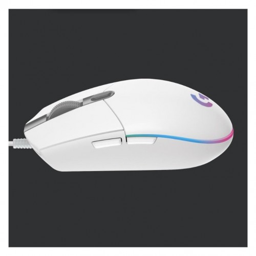 Logitech G G102 Lightsync RGB Kablolu Gaming Mouse, Beyaz,