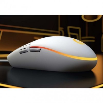 Logitech G G102 Lightsync RGB Kablolu Gaming Mouse, Beyaz,