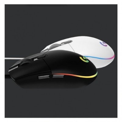 Logitech G G102 Lightsync RGB Kablolu Gaming Mouse, Beyaz,