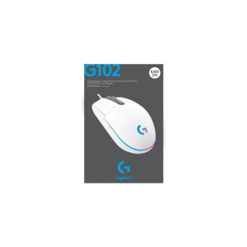 Logitech G G102 Lightsync RGB Kablolu Gaming Mouse, Beyaz-TEŞHİR