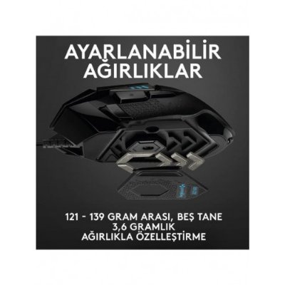 Logitech G502 910-005471 Hero Optik Kablolu Oyuncu Mouse- Teşhir