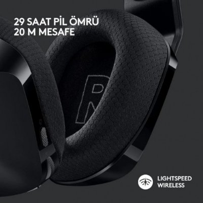 Logitech G733 7.1 981-000864 Siyah Kablosuz Mikrofonlu Kulak Üstü Oyuncu Kulaklığı - Teşhir