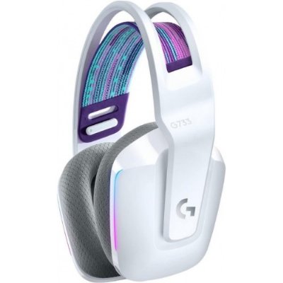 Logitech G733 7.1 981-000883 Beyaz Kablosuz Mikrofonlu Kulak Üstü Oyuncu Kulaklığı - Teşhir