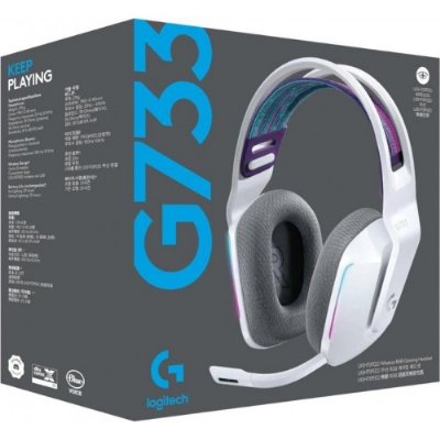 Logitech G733 7.1 981-000883 Beyaz Kablosuz Mikrofonlu Kulak Üstü Oyuncu Kulaklığı Outlet